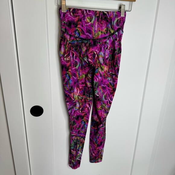 Lululemon Base Pace High-Rise Running Tight 25” Hyper Flow Pink Multi Nulux 4 - Picture 7 of 7
